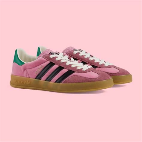 gucci x adidas pop up|adidas x gucci gazelle pink.